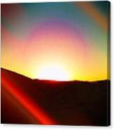 Buen Bye Sun Canvas Print