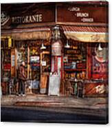 Cafe - Ny - Chelsea - Tello Ristorante Canvas Print
