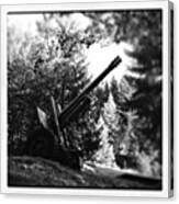 Canon D'artillerie Datant De La Canvas Print