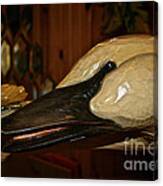 Carved Goose Canvas Print