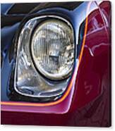 Chevrolet Camaro Detail Canvas Print