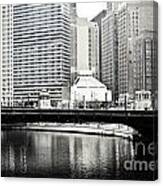 Chicago River Architecture Canvas Print