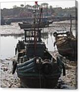 Chinese Fishing Boats Canvas Print