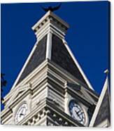 Clarksville Historic Courthouse Clock Tower Canvas Print