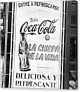 #cocacola #coke #vintage #malaga Canvas Print