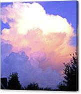 Colorful Morning Clouds Canvas Print