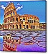 Colosseo, Roma, Italy Canvas Print