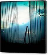 Cooper River Bridge. I'd Run This Canvas Print