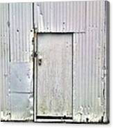 Corrugated White Canvas Print