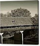 Covered Bridge Of Frankenmuth Canvas Print