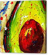 Crazy Avocado 2 - Modern Art Canvas Print