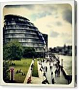 C¡ty Hall #london #river #thames #mayor Canvas Print
