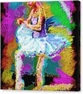 Cynthia Ballet Self Portrait Canvas Print