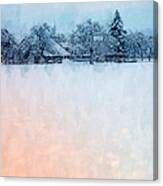 December Snow Canvas Print
