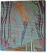 'deco Mermaid Of Avalon' Canvas Print