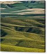 Distant Farmland Canvas Print