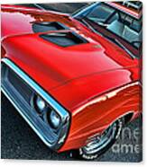 Dodge Super Bee In Red Canvas Print