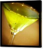 Drink Of The Day...sour Apple Martini Canvas Print