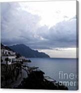 Early Morning View Of Amalfi From Santa Caterina Hotel Canvas Print