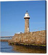 East Pier Lighthouse - Whitby Canvas Print