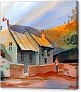 English Cottage Canvas Print