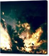 Explosions Near The Sky Canvas Print