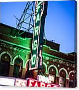 Fargo Nd Theatre Marquee At Night Photo Canvas Print