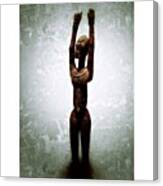 Female Figure Standing With Arms Canvas Print