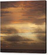 Fiery Atlantic Sunrise 1 Canvas Print