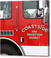 Fire Engine . Coastside Fire Protection District 7d15094 Canvas Print