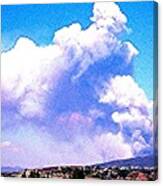 Fire On The Mountain!!. #cali #fires Canvas Print