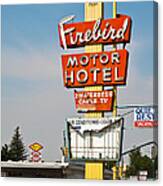 Firebird Motor Hotel Canvas Print