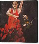 Flamenco Dancer Canvas Print