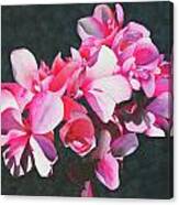 Flower Cluster Canvas Print