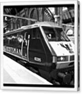 Flying Scotsman At Kings Cross January Canvas Print