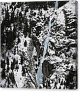 Frozen Waterfall Canvas Print