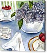 Garden Tea Party Canvas Print