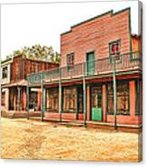 Ghost Town In The Mountain Canvas Print