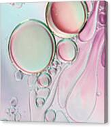 Girly Girly Bubble Abstract Canvas Print