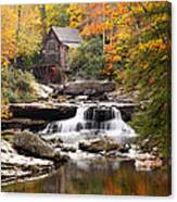 Glade Creek Grist Mill - Fall Canvas Print
