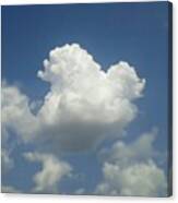 #god's Perfect Sculpting Skill #sky Canvas Print