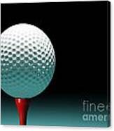 Golf Ball Canvas Print