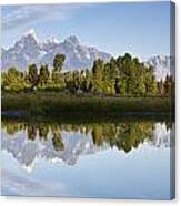 Grand Tetons Panoramic Canvas Print