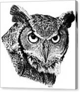 Great Horned Owl Canvas Print