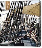 Halyards And Sheets Canvas Print