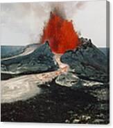 Hawaii: Volcanos, 1984 Canvas Print