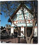 Hemet Museum-old Santa Fe Depot Canvas Print