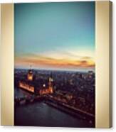 High On London Eye. #igerslondon Canvas Print