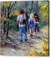 Hikers Canvas Print