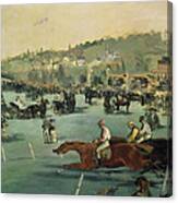 Horse Racing Canvas Print